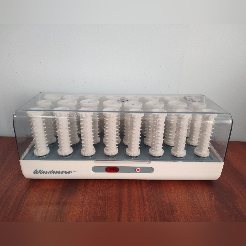 Windmere Gentle Curls 24 Hairsetter Hot Rollers with Clips Multiple Size Vintage